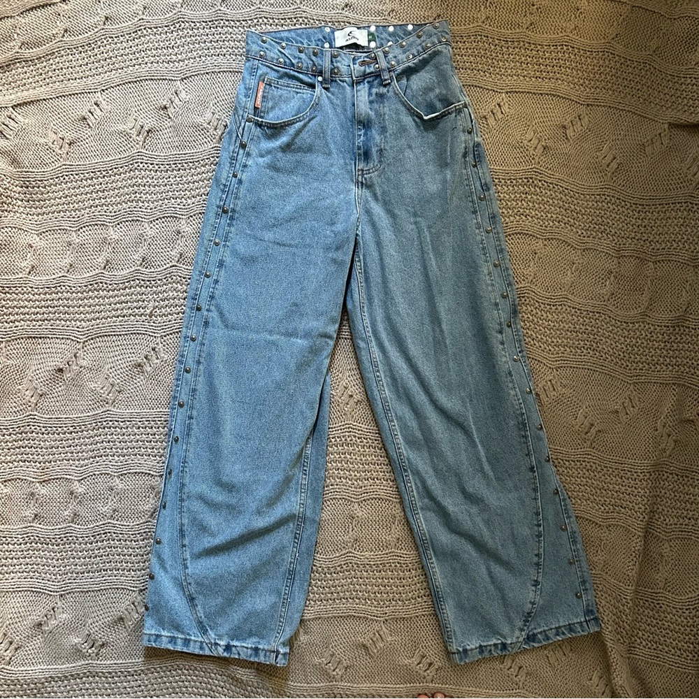 Stuffers Blue Wide Leg Women's Jeans